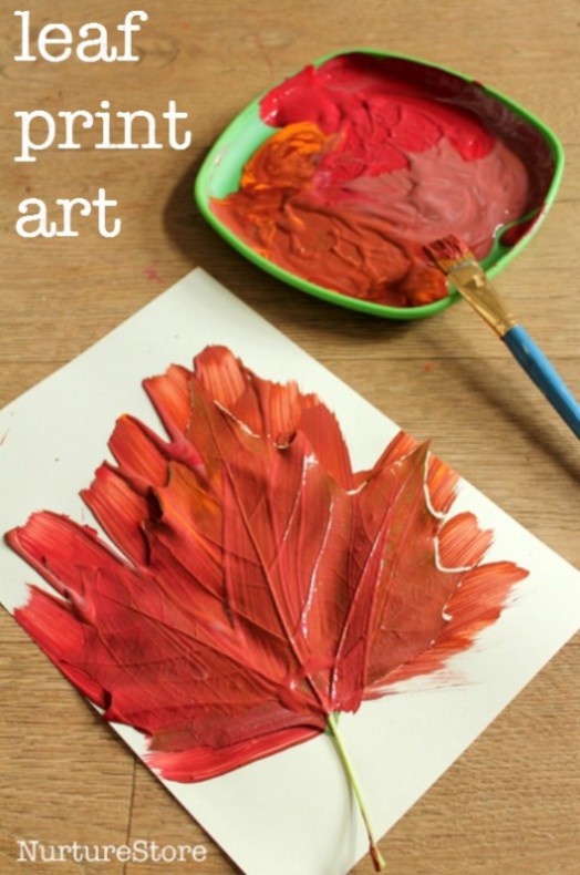 easy-and-creative-diy-autumn-leaf-print-craft-kidsomania