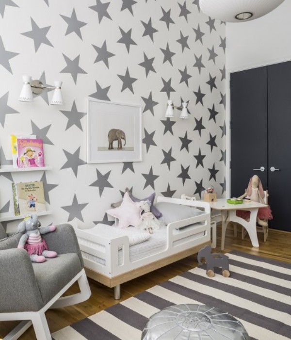 Sophisticated Shared Kids Room Design In Shades Of Grey  Kidsomania
