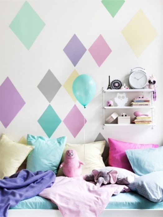 10 Inspiration Ideas To Create Wall Accent In Kids Room 