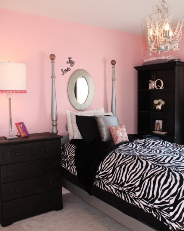 12 Cool Ideas For Black And Pink Teen Girl’s Bedroom | Kidsomania
