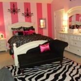 12 Cool Ideas For Black And Pink Teen Girl's Bedroom - Kidsomania